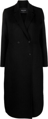 Notched-Lapels Double-Breasted Coat-AD