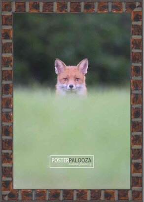 PosterPalooza 13x15 Contemporary Bronze Complete Wood Picture Frame with UV Acrylic, Foam Board Backing, & Hardware