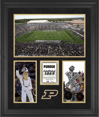 Fanatics Authentic Purdue Boilermakers Ross-Ade Stadium Framed 20'' x 24'' 3-Opening Collage