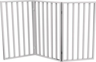 Pet Adobe 3-Panel Freestanding Pet Gate - White