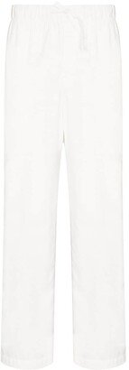 Straight-Leg Cotton Pajama Bottoms