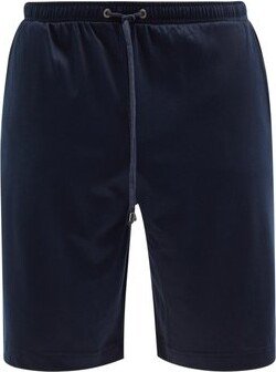 Drawstring Cotton-blend Jersey Pyjama Shorts
