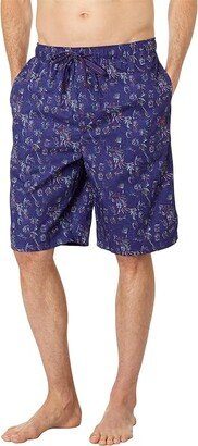 Woven Jam Shorts (Navy By The Sea) Men's Pajama