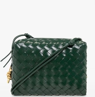 Leather Shoulder Bag - Green