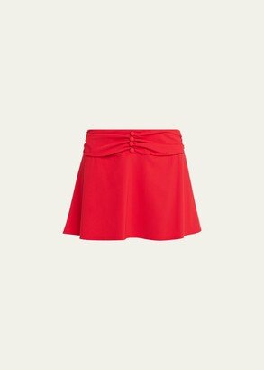 Leona A-Line Mini Swim Skirt