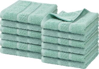 Oceane Turquoise 12-Piece Antibacterial Wash Towel Set