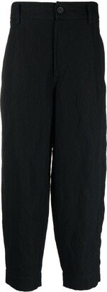 Tapered Cropped Trousers