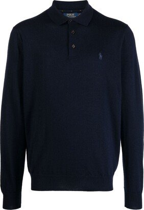 Polo Pony wool polo shirt