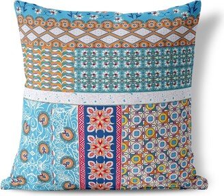 Amrita Sen Designs Amrita Sen Bouquet Haven Indoor Outdoor Pillow with Zip