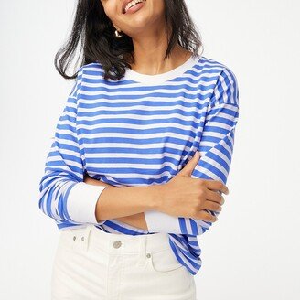 Women's Long-Sleeve Striped Tee