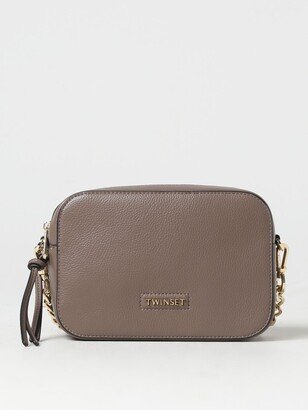 Twinset bag in grained synthetic leather-AD