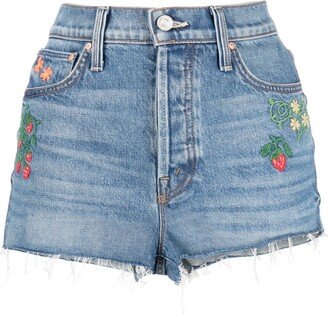 Ditcher mid-rise denim shorts