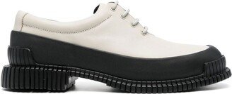 Pix contrasting-sole lace-up shoes-AB