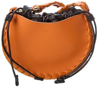 Mate Small Leather Hobo Bag-AB