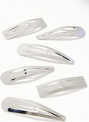 By Anthropologie Assorted Shapes Classic Barrettes, Set of 6