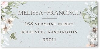 Wedding Address Labels: Enchanted Pastels Address Label, Grey, Address Label, Matte