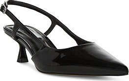 Women's Legaci Pointed Toe Slingback Kitten Heel Pumps