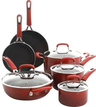 Elite Andover 10Pc Nonstick Aluminum Cookware Set-AA