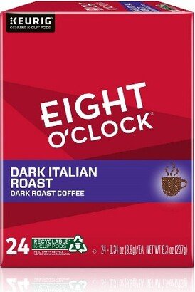 Eight O'Clock Italian Dark Roast Coffee Pods - 24ct