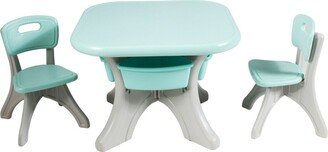 Children Kids Activity Table Chair Set Play Furniture W/Storage - See Details