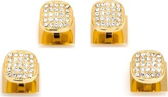 Men's Pave 4 Piece Stud Set