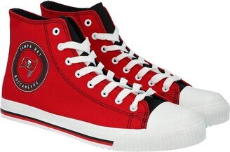 Men's Foco Tampa Bay Buccaneers High Top Canvas Sneakers