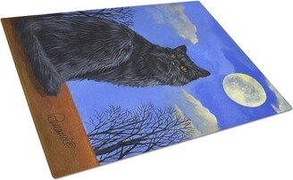 PPP3142LCB Black Cat Hocus Pocus Halloween Glass Cutting Board