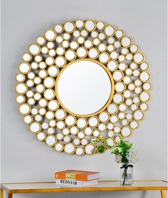 HCD Gold Round Mirror