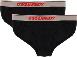 Pack Of Two Logo Briefs