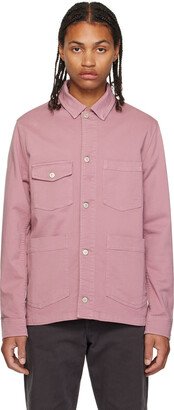 Purple Button Denim Jacket