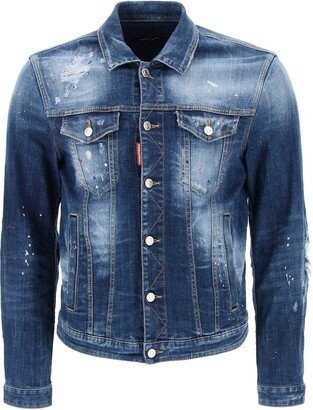 Distressed Denim Dan Jacket-AC