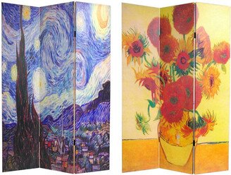 Handmade Van Gogh Painting Room Divider