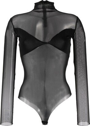 Atu Body Couture Panelled Mesh Bodysuit