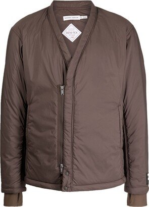 Monk V-neck padded jacket