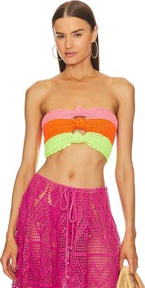 Alix Pinho Neon Color Crop Top