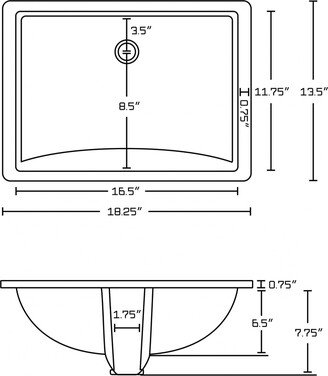 59-in. W Floor Mount Walnut Vanity Set For 3H4-in. Drilling Beige Top White UM Sink