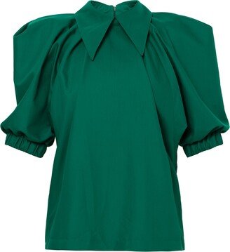 Julia Allert Designer Green Blouse