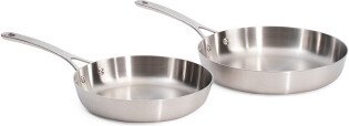 TJMAXX 2Pk Stainless Steel Fry Pan Set