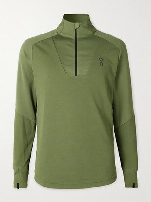 Climate Recyled Mesh and Ripstop Half-Zip Top