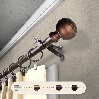 InStyleDesign Vesper Adjustable Curtain Rod 13/16 inch dia.