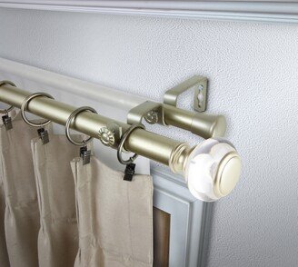 InStyleDesign Madelyn 1 inch Diameter Adjustable Double Curtain Rod