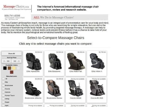 Massage-Chairs.com Promo Codes & Coupons