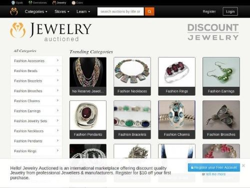 Jewelry Auctioned Promo Codes & Coupons