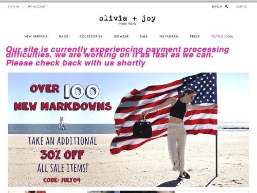 Olivia + Joy Promo Codes & Coupons