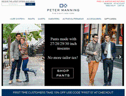 Peter Manning NYC Promo Codes & Coupons