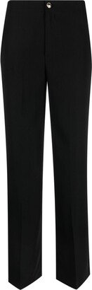 Straight-Leg High-Waist Trousers-AC