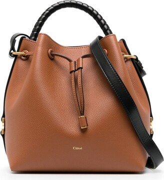 Marcie leather bucket bag