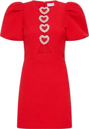 Chiara puff-sleeve minidress