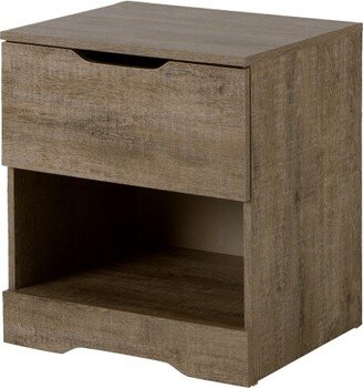 Holland 1 Drawer Nightstand Weathered Oak