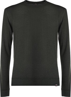 Crewneck Long-Sleeved Sweater-AB